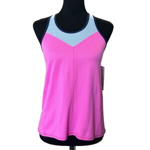 New ~ LUCKY IN LOVE ~ Santa Fe Glow Fly High Tie Back Tank Size XS